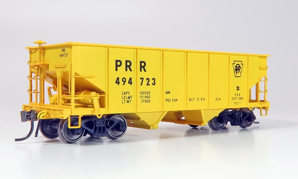 Rapido HO 148012 PRR GLa 2-Bay Hoppers, Pennsylvania Railroad (MOW Service) (3)