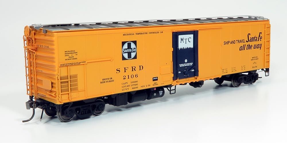 Rapido HO 156003 RR-56 Mechanical Reefers, Santa Fe (4)