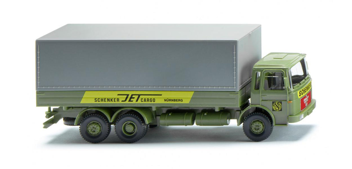 PREORDER Wiking HO 45602 1967-72 MAN Flatbed Truck, Schenker | 38.69