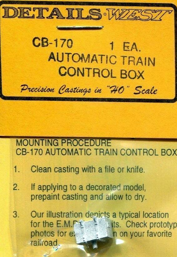 Details West HO 170 Automatic Train Control Box