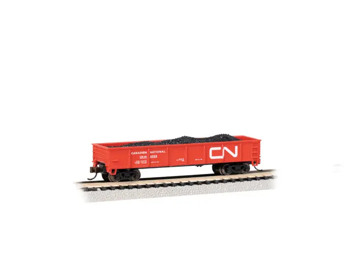 Bachmann N 17257 40' Steel Gondola with Load, Canadian National #149930