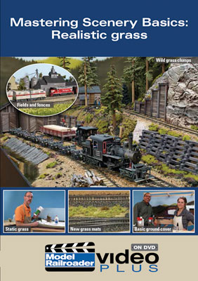 Kalmbach Publishing DVD 15322 Model Railroader Video Plus, Mastering Scenery Basics: Realistic Grass