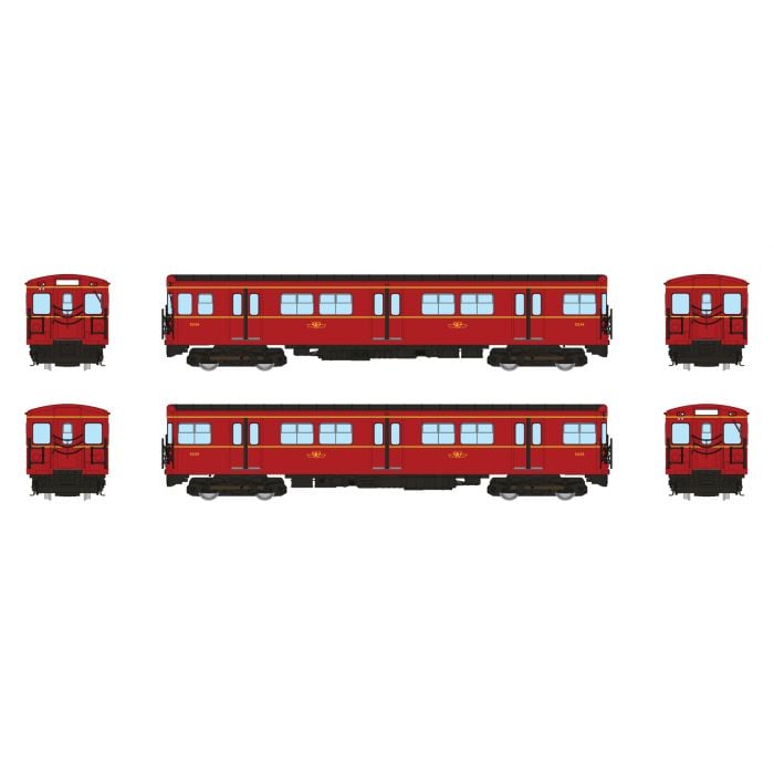 PREORDER Rapido HO 206002 Toronto G-Class Subway A-B Set, Toronto Transit Commission #5034, 5035 (Standard DC) | 265.95