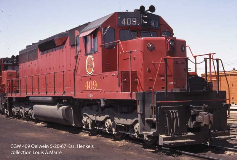 PREORDER Bowser HO 25648 Executive Line EMD SD40 Diesel Locomotive, Chicago Great Western As built #409 (DCC & Sound Equipped) | 305.96