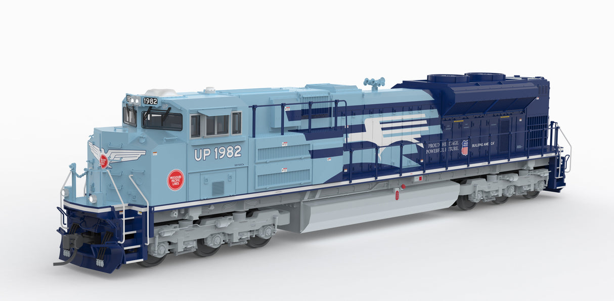 PREORDER Broadway Limited Imports HO 10440 EMD SD70ACe, Union Pacific 1982, Missouri Pacific Heritage livery, No-Sound / DCC-Ready