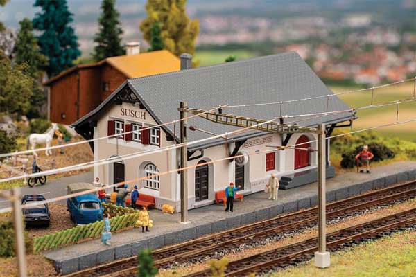PREORDER Faller N 212125 Susch Train Station Kit | 66.29