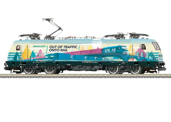 PREORDER Minitrix N 16877 Class 186 Electric, Railpool #186 252-3 (DCC and Sound) | 320