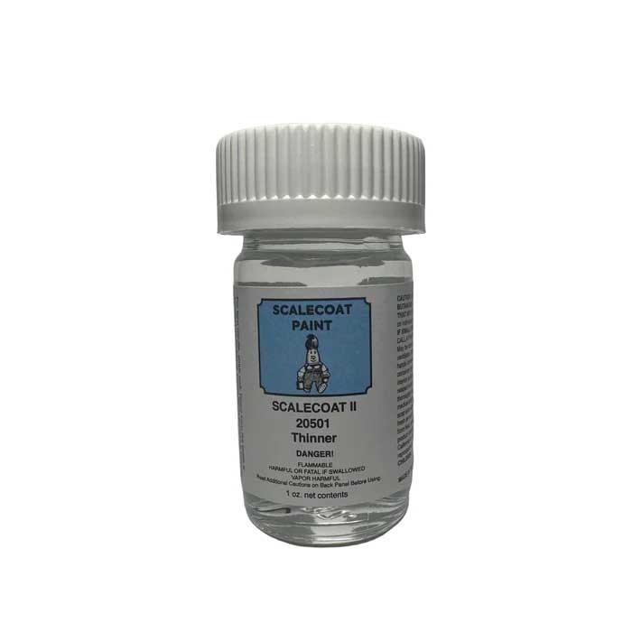 PREORDER Scalecoat Model Paint 20501 Scalecoat II Thinner 1oz 29.6ml