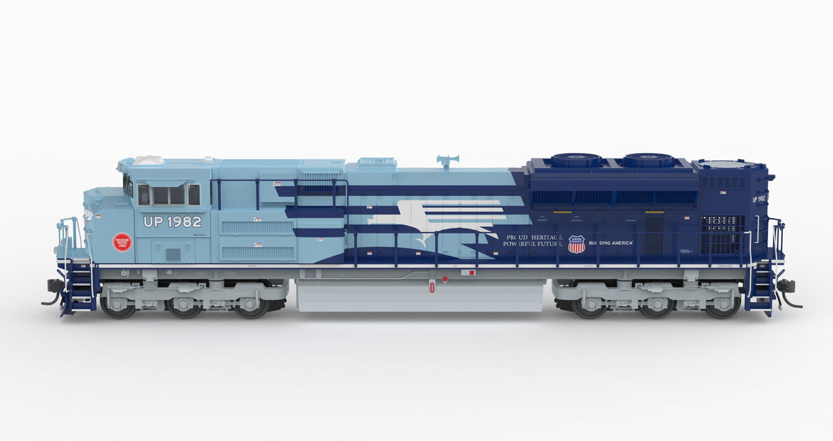 PREORDER Broadway Limited Imports HO 10440 EMD SD70ACe, Union Pacific 1982, Missouri Pacific Heritage livery, No-Sound / DCC-Ready