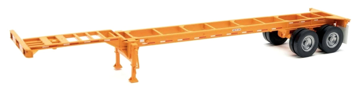 Walthers SceneMaster HO 949-4552 40' Container Chassis, Orange (2)