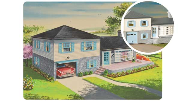 Bachmann Trains O 45633 75th Anniversary Split-Level House Plasticville U.S.A.(R) Kit