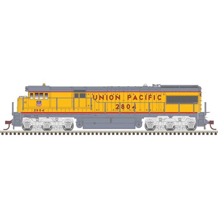 Atlas HO 10004596 GE U28C, Master Silver Locomotive Union Pacific #2807