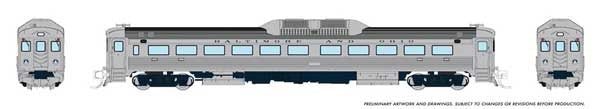 Rapido N 516503 Budd RDC-1 Phase 1, Baltimore & Ohio (DCC and Sound)
