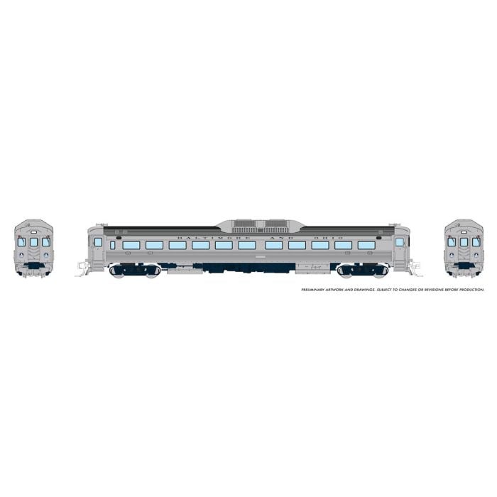 Rapido N 516503 Budd RDC-1 Phase 1, Baltimore & Ohio (DCC and Sound)