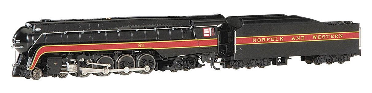 Bachmann N 53253 Class J 4-8-4 Steam Locomotive, Norfolk and Western #611