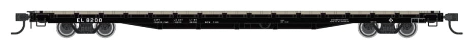 Walthers Mainline HO 910-5398 60' Pullman-Standard Flat Car, Erie #8219