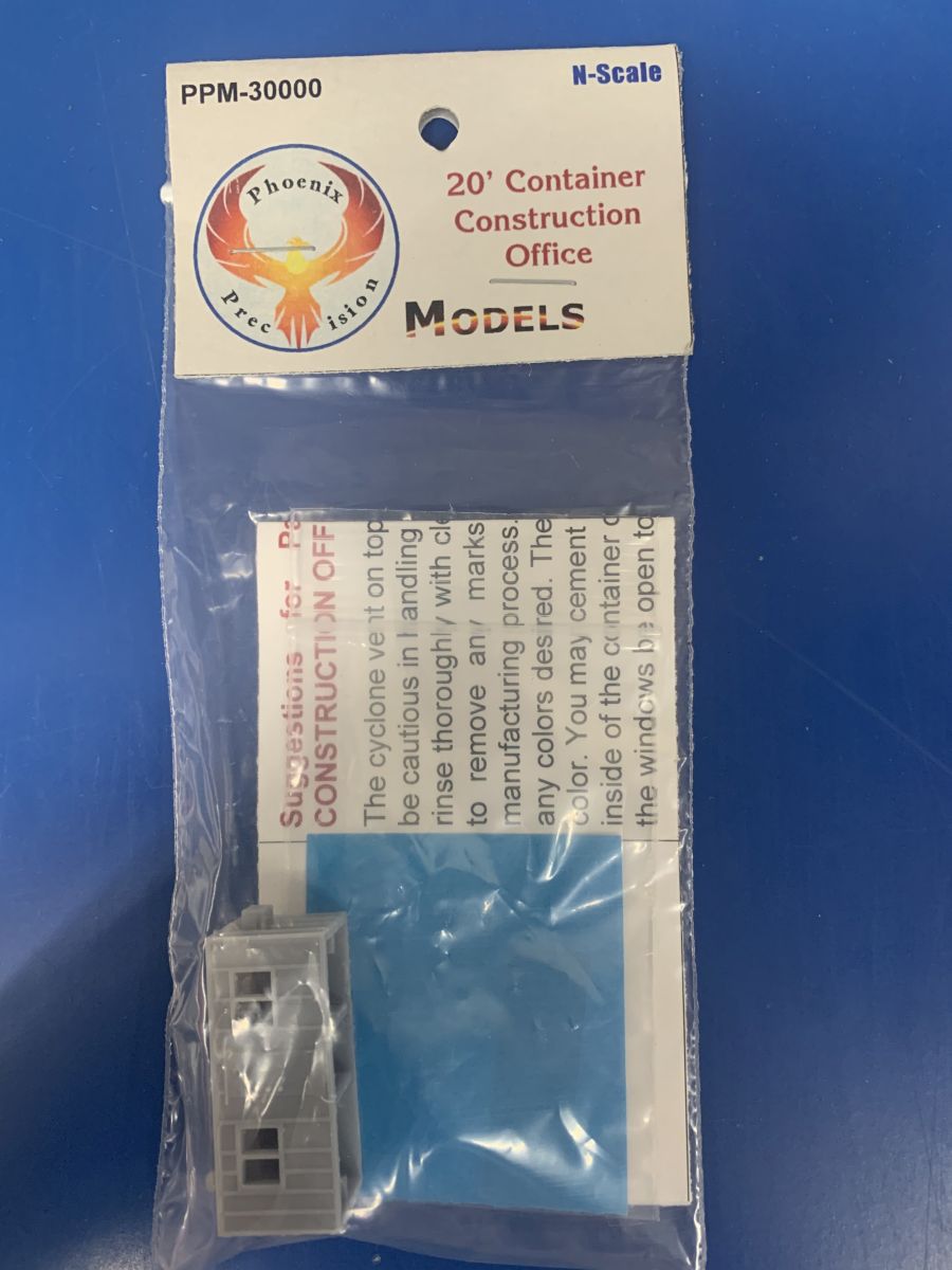 Phoenix Precision Models N 30000 20' Container Construction Office Unpainted Kit