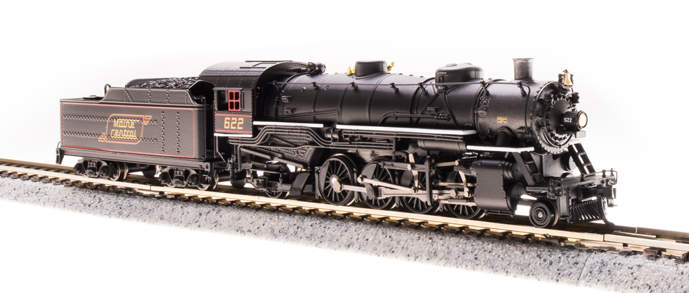 Broadway Limited Imports N 5973 USRA 2-8-2 Light Mikado, Maine Central #624