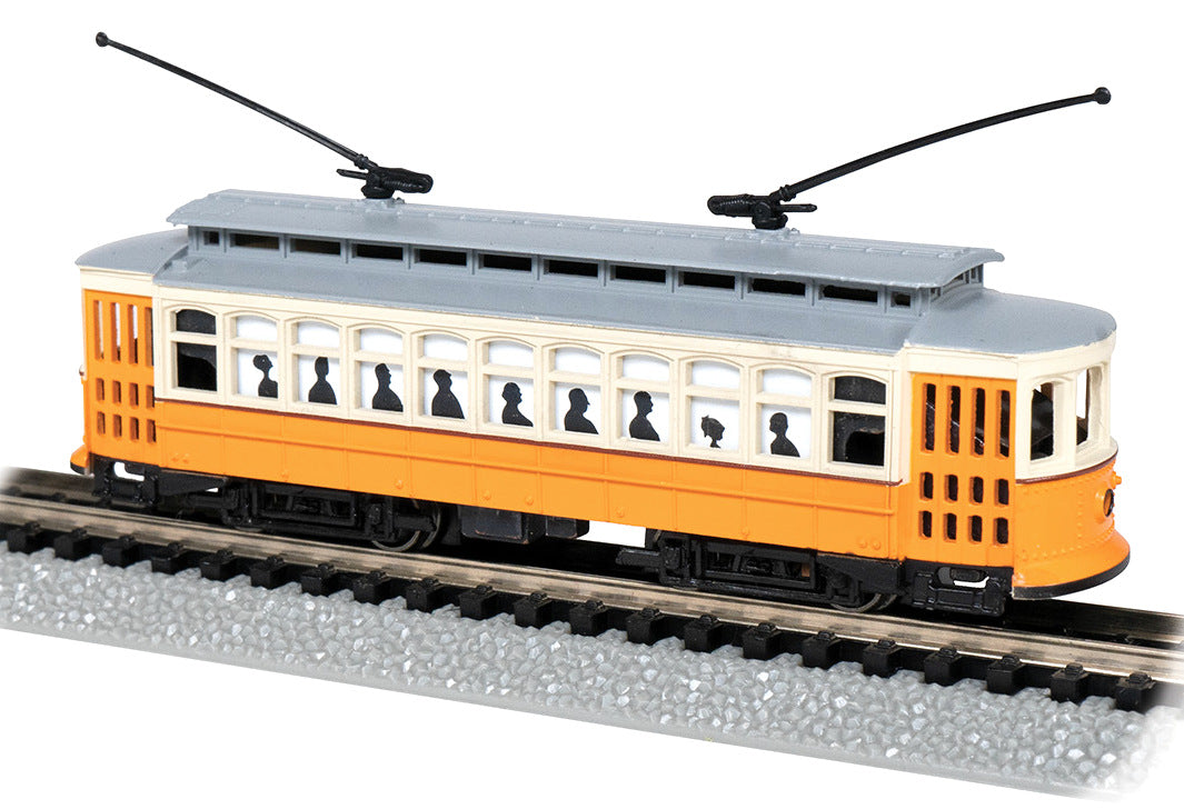 Bachmann N 61089 Brill Trolley, Orange/Cream