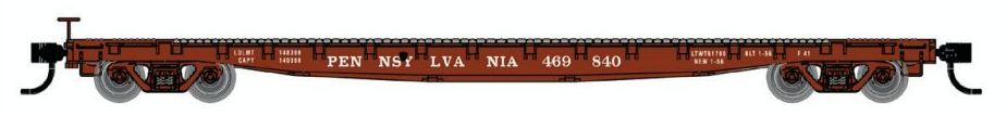 Walthers Mainline HO 910-6624 53' GSC Flat Car, Pennsylvania #469870