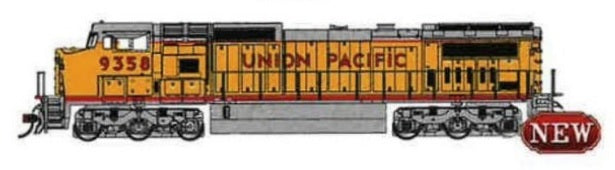 Bachmann HO 68514 GE Dash 8-40CW, Union Pacific #9358