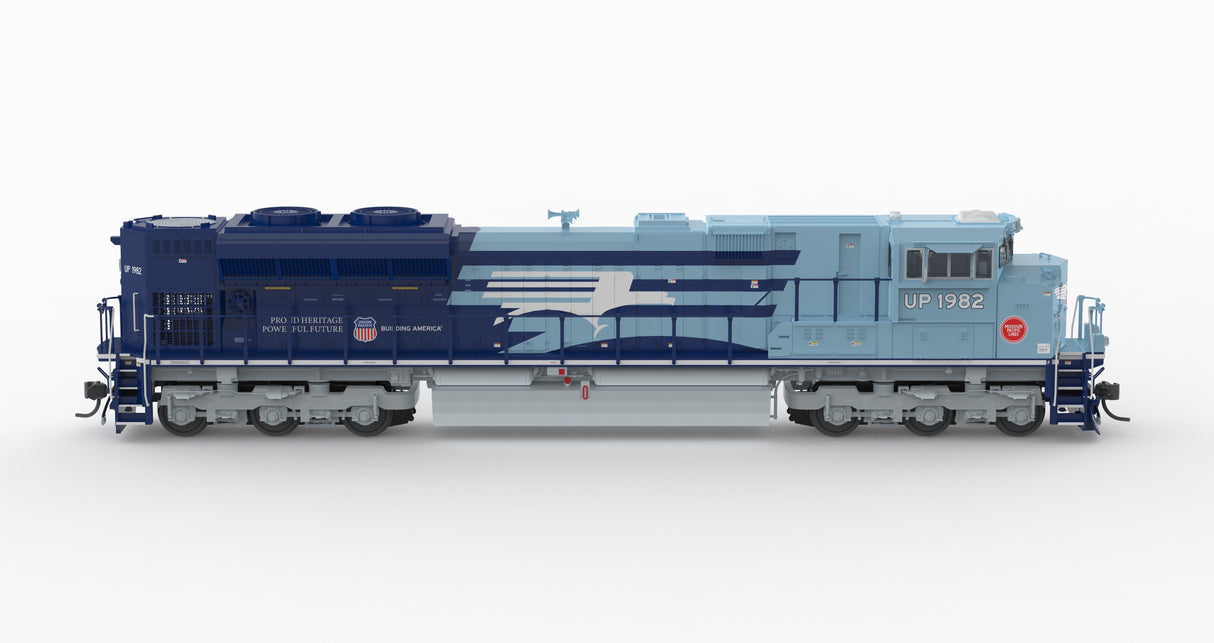 PREORDER Broadway Limited Imports HO 10440 EMD SD70ACe, Union Pacific 1982, Missouri Pacific Heritage livery, No-Sound / DCC-Ready