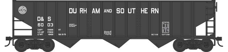 PREORDER Bowser HO 43494 70-Ton 14-Panel 3-Bay Hopper, Western Maryland #80358 (Boxcar Red, Speed Lettering)