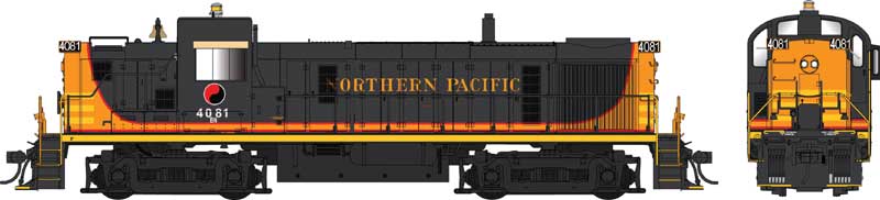 PREORDER Bowser HO 25577 Alco RS3 Phase 3, Burlington Northern #4081