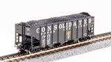 Broadway Limited Imports N 7160 3-Bay Hoppers, Consolidated Power and Light (Fantasy Paint Scheme) (2-Pack A)