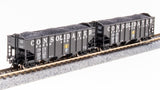 Broadway Limited Imports N 7160 3-Bay Hoppers, Consolidated Power and Light (Fantasy Paint Scheme) (2-Pack A)