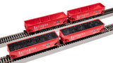 Broadway Limited Imports HO 7372 AAR 70-Ton Triple Hoppers, Chicago Burlington and Quincy (4)