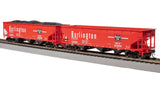 Broadway Limited Imports HO 7372 AAR 70-Ton Triple Hoppers, Chicago Burlington and Quincy (4)