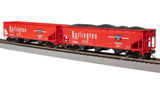 Broadway Limited Imports HO 7372 AAR 70-Ton Triple Hoppers, Chicago Burlington and Quincy (4)