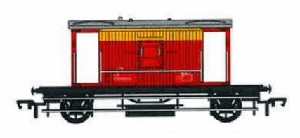 Bachmann HO 74901 British Brake Van Track Cleaning Car, Signal and Telegraph #KDB955094