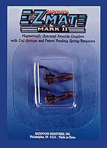 Bachmann Trains HO 78026 E-Z Mate Mark II Couplers with Metal Coil Spring, Short Center Shank 1 Pair