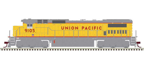 Atlas HO 10004192 GE DASH 8-40C with Front Ditch Lights, Union Pacific #9144 (Standard DC)