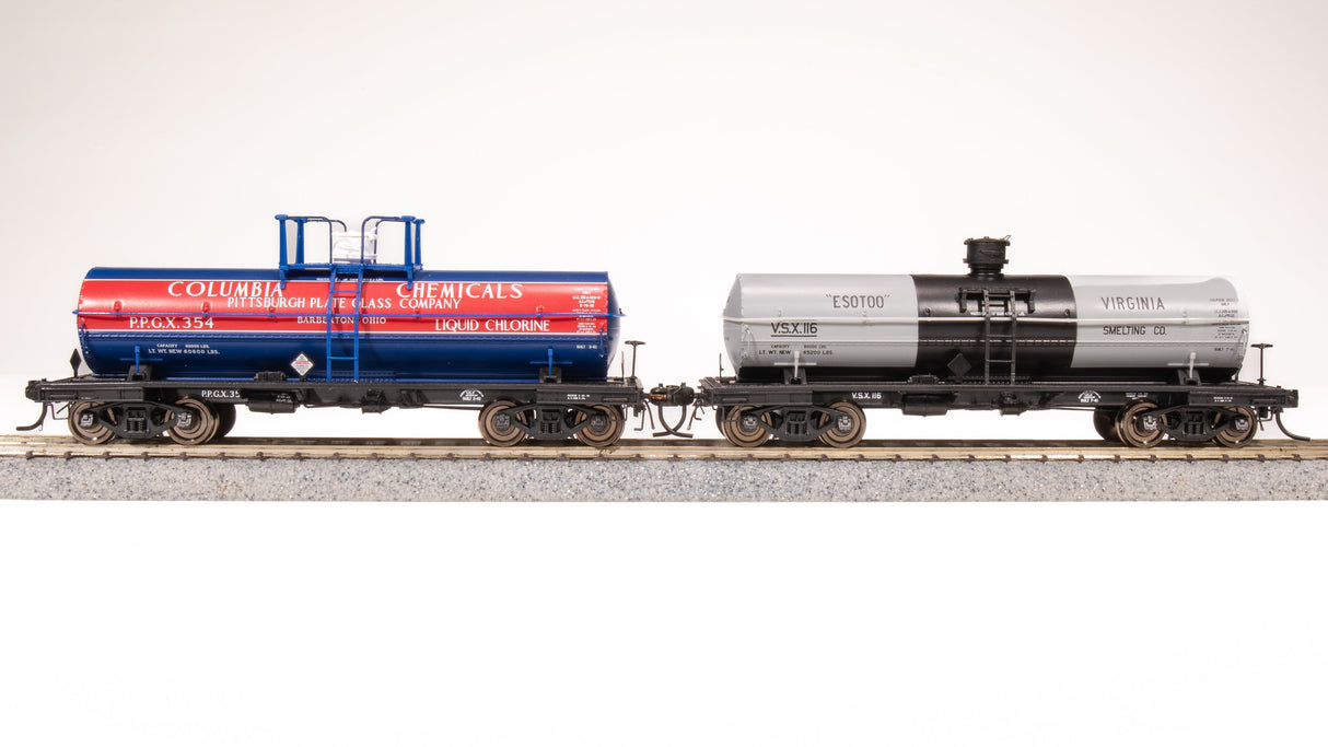 Broadway Limited Imports HO 7661 6,000 Gallon Tank Cars, 1940s Variety Pack B (2)