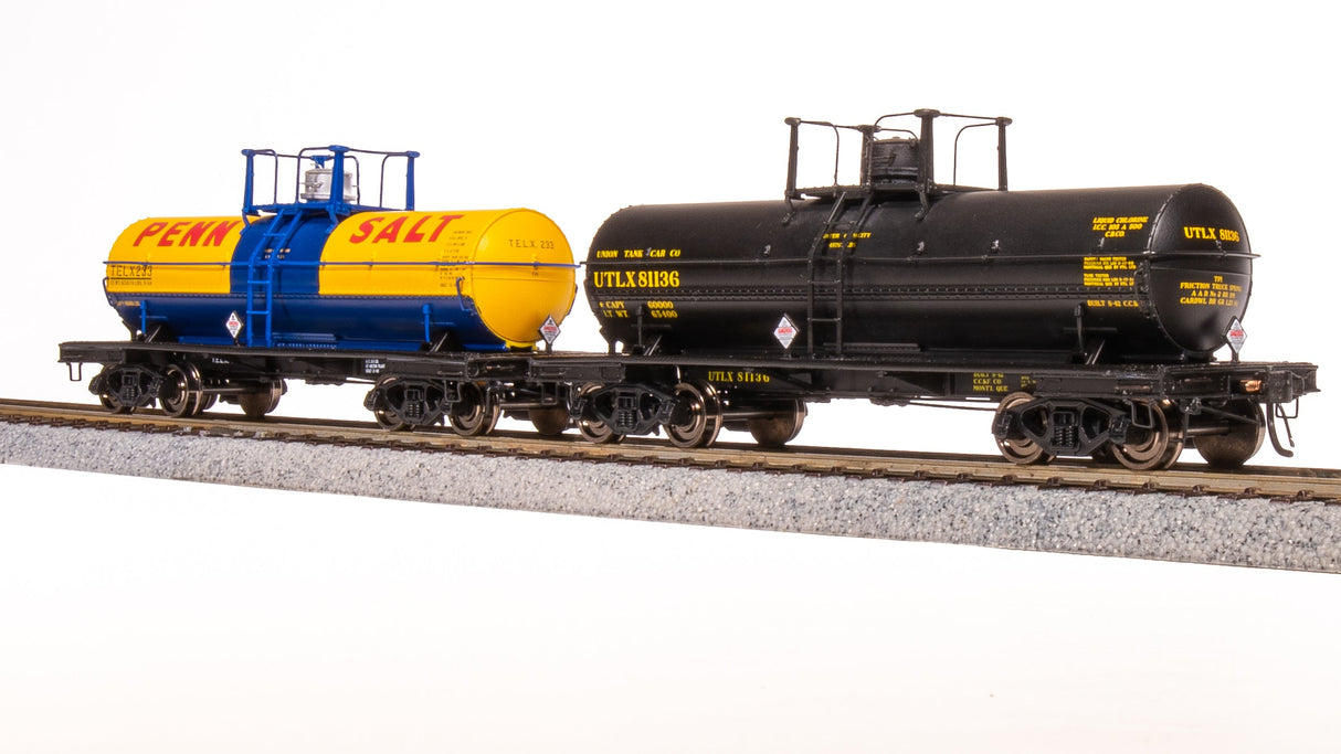 Broadway Limited Imports HO 7668 6,000 Gallon Tank Cars, Late 1950s Variety Pack C (2)