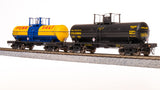 Broadway Limited Imports HO 7668 6,000 Gallon Tank Cars, Late 1950s Variety Pack C (2)