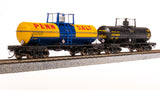 Broadway Limited Imports HO 7668 6,000 Gallon Tank Cars, Late 1950s Variety Pack C (2)