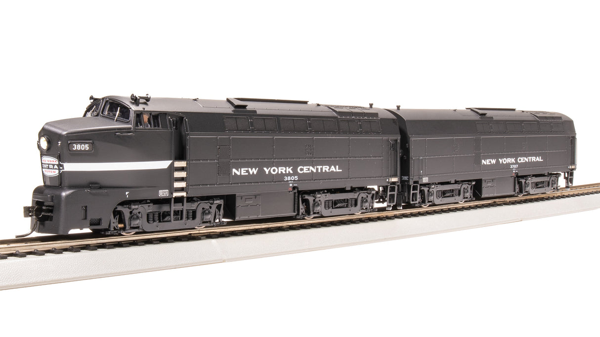 PREORDER Broadway Limited Imports 7696 HO RF-16 Sharknose Locomotive A/B, New York Central 3805/3707, Cigar Band, A-unit (Paragon4 Sound and DCC), Unpowered B