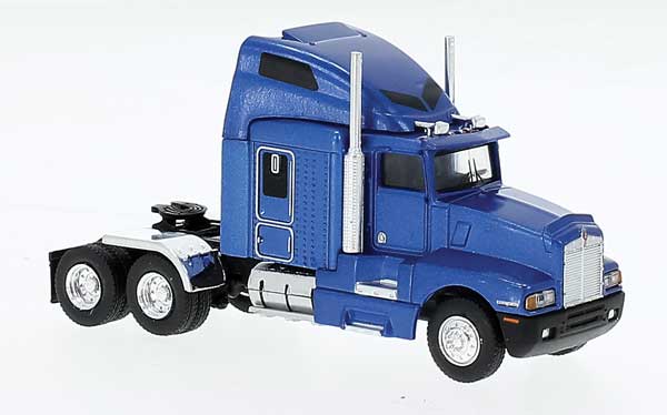 Brekina HO 85925 1984 Kenworth T600 Sleeper-Cab Tractor Only, Blue
