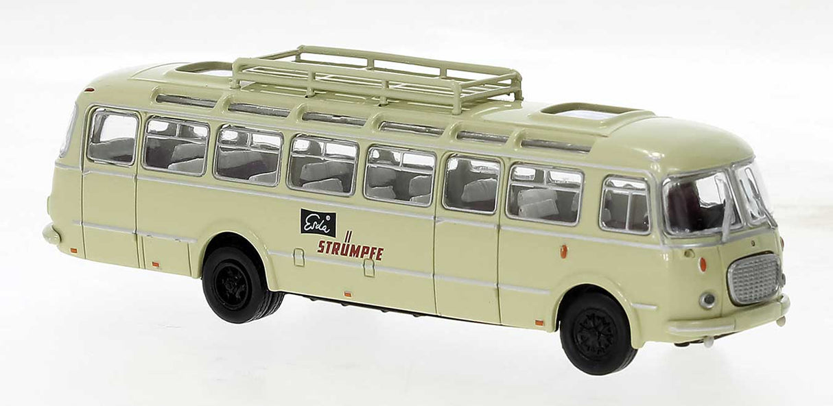 PREORDER Brekina HO 58236 1958-1972 Skoda 706 RTO LUX Bus, Assembled, ESDA (Ivory, black, red, German Lettering)