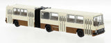 PREORDER Brekina HO 59719 1985 Ikarus 280.02 Articulated Bus, Assembled, Ivory, Brown