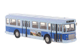 PREORDER Brekina HO 61401 Saviem SC 10 Bus, Assembled, LeHavre, France (2 Tone Blue, French Lettering)