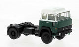 PREORDER Brekina HO 83282 1974 Magirus 310 D SZM Tractor Only, Assembled, Green, White