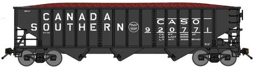 Bluford Shops N 14690 70-Ton 3-Bay 14-Panel Hopper with Load, Canada Southern #920771