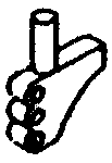 Cal-Scale HO 481 Steam Loco Piping Brackets (Brass Castings, Cored for .020" Wire), Three-Hole Style (6)
