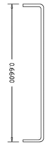 Cal-Scale HO 502 Grabs for EMD FT & F Unit Diesels (12; .012" Wire), Side Door