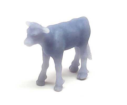 All Scale Miniatures N 1600978 Calves, Unpainted 3D Printed Figures (5)